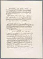 KG 14537
<br/>
Titelblad en beschrijvende tekst bij bundel reproductiegrafiek
<br/>
<em>Imprimerie Royale</em>